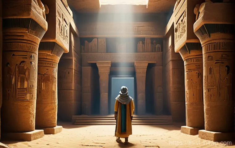 공간음향 디자인의 교육적 측면 - **Prompt 1: Ancient Egyptian Pyramid Immersion**
    "A diverse group of three teenage students, dre...